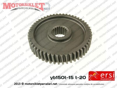 Ersi Motor YB150T-15 T-20 Şanzıman Aks Dişlisi